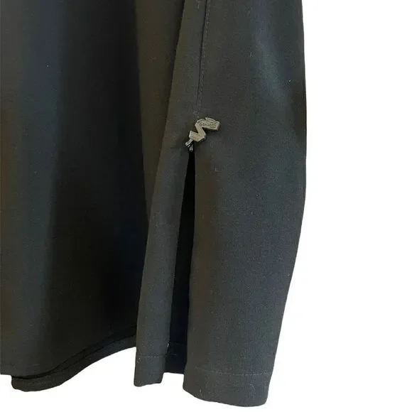 Sympli Collared Zip Front Black Jacket - Picture 5 of 6